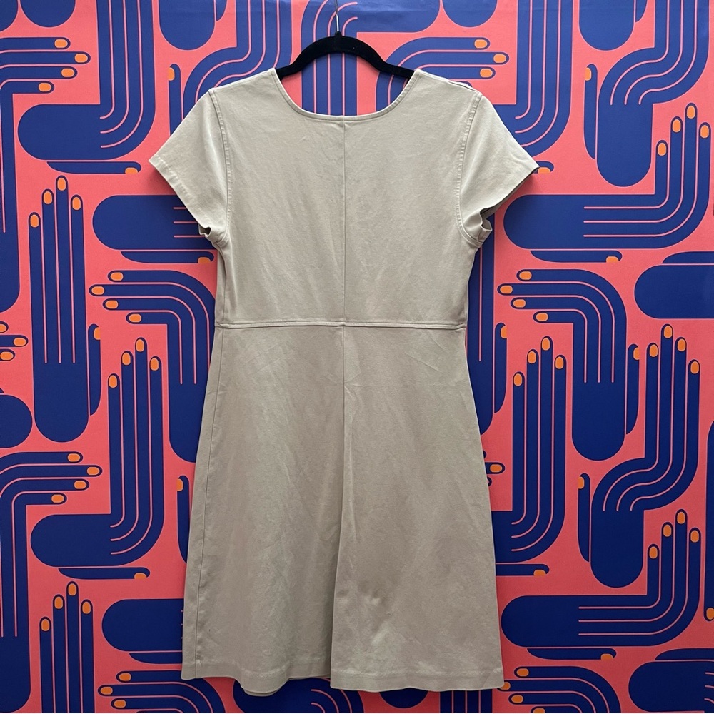 Everlane Party of One Stretch Short Sleeve Cotton T Shirt Mini Dress - Picture 3 of 4